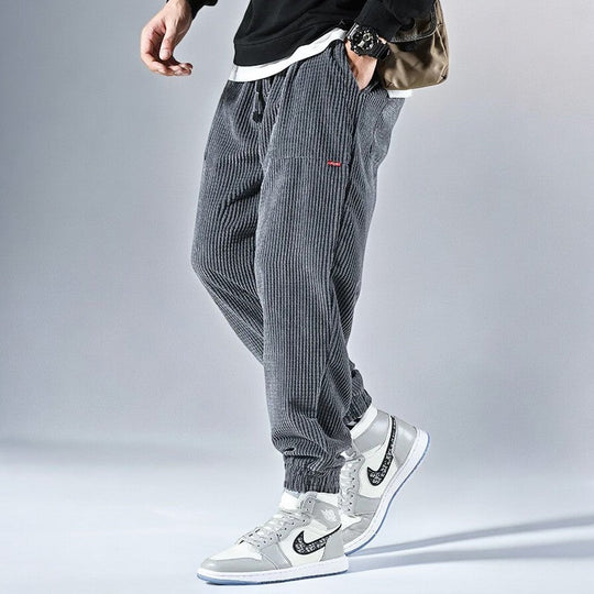 Herre Sweatpants Relaxed Fit Corduroy 3