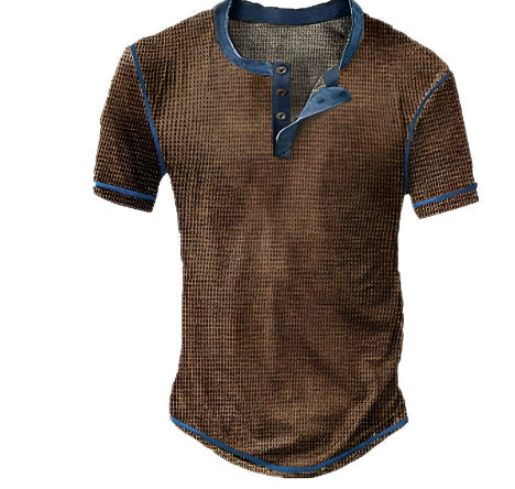 Herre T-shirt Langærmet Vintage Stil 0