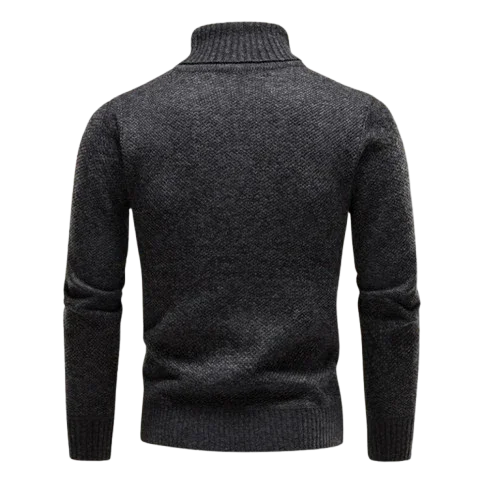 Herre Turtleneck Uldtrøje Klassisk Strik Sweater 4