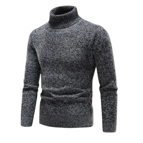 Herre Turtleneck Uldtrøje Klassisk Strik Sweater 7