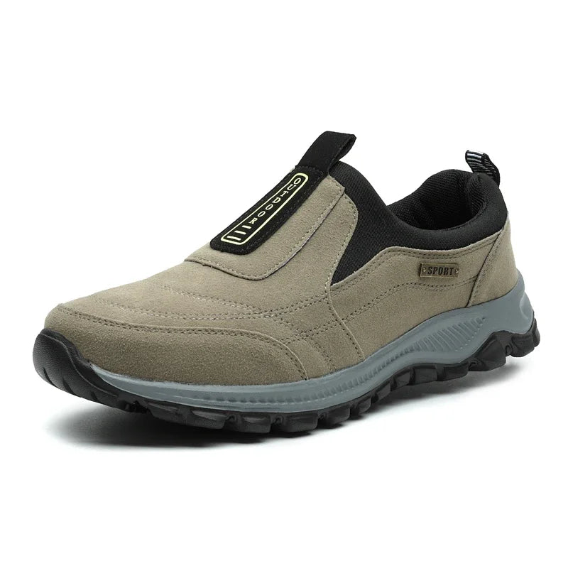 Herre Vandresko Slip-On Suede Læder Åndbar Casual 8