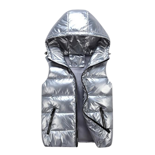 Herre Vest Sporty Med Justerbar Hætte 1