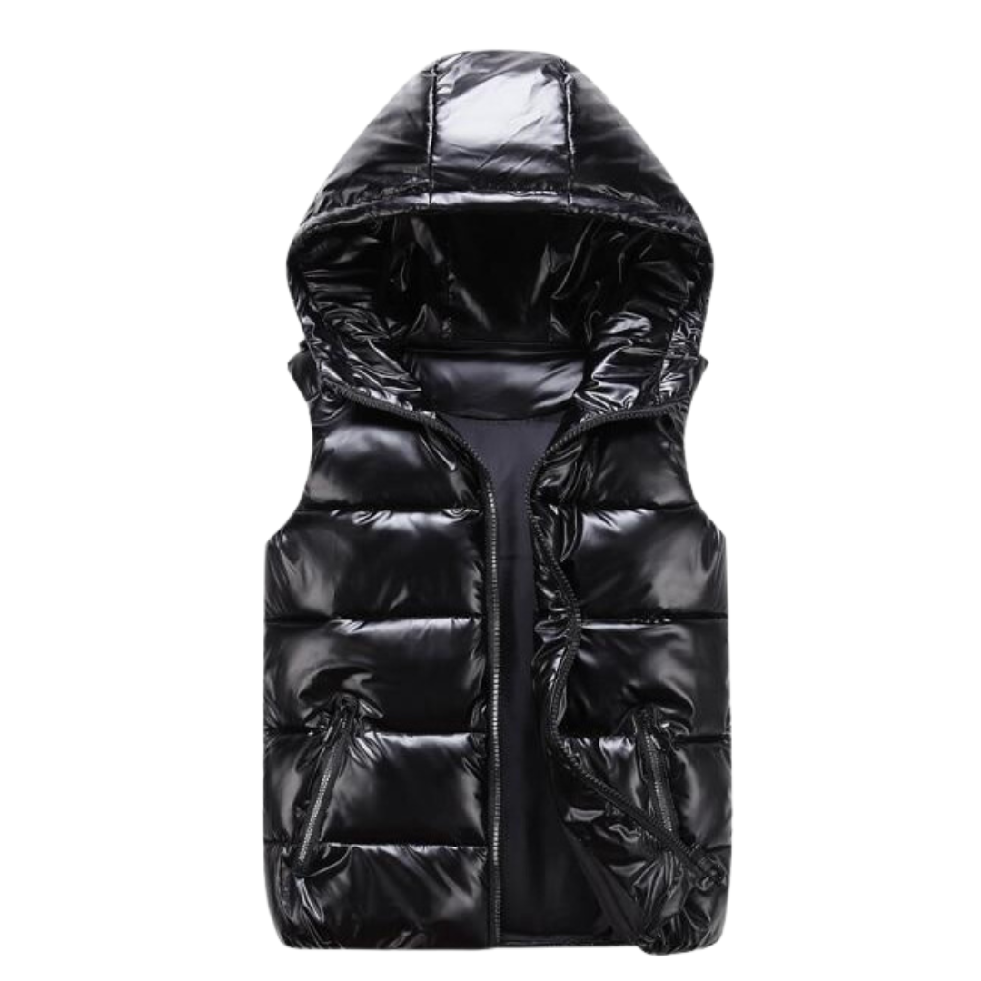 Herre Vest Sporty Med Justerbar Hætte 2