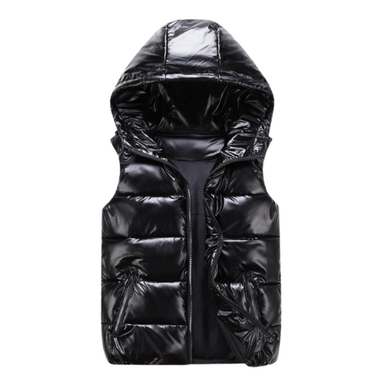 Herre Vest Sporty Med Justerbar Hætte 2