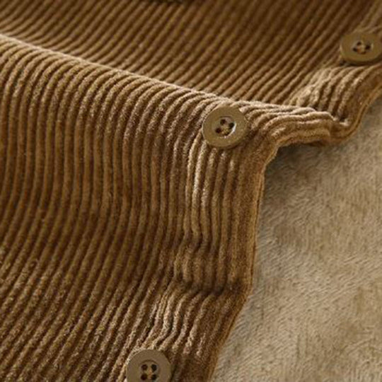 Herre Veste i Corduroy Retro Stil med Varm Foring 8