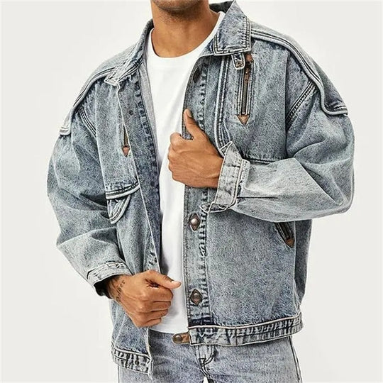 Herre Vintage Denim Jakke 1