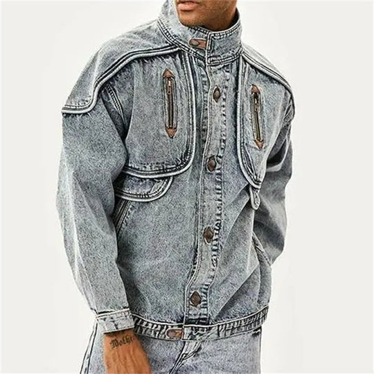 Herre Vintage Denim Jakke 3