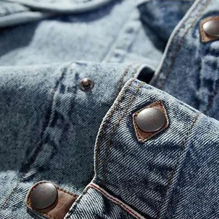 Herre Vintage Denim Jakke 5