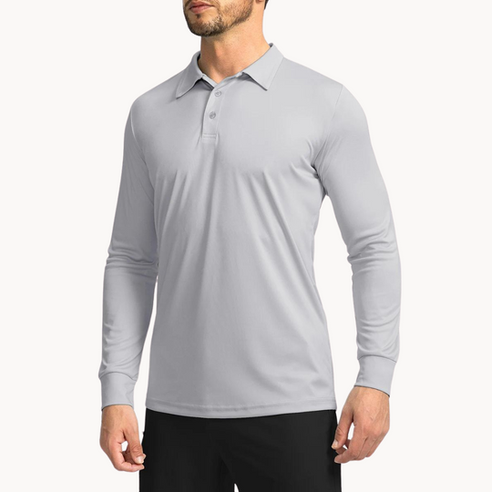 Herren Polo Shirt Med Knapper 2