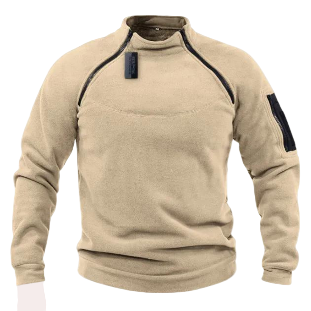 Herresweater med Stretch og Afslappet Stil 0