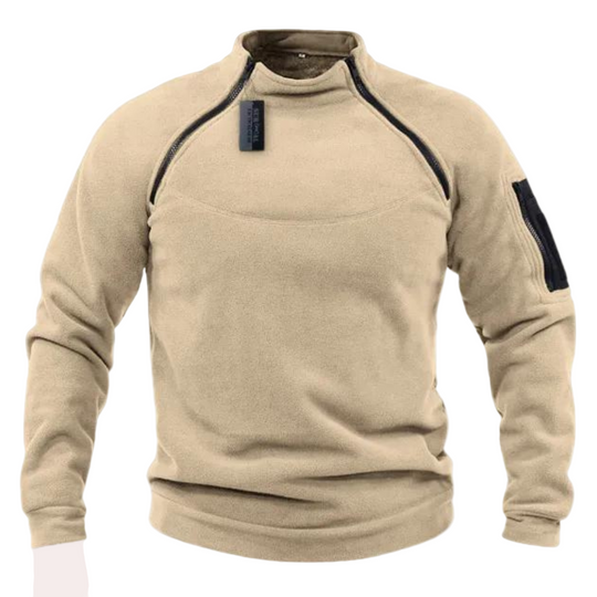 Herresweater med Stretch og Afslappet Stil 0