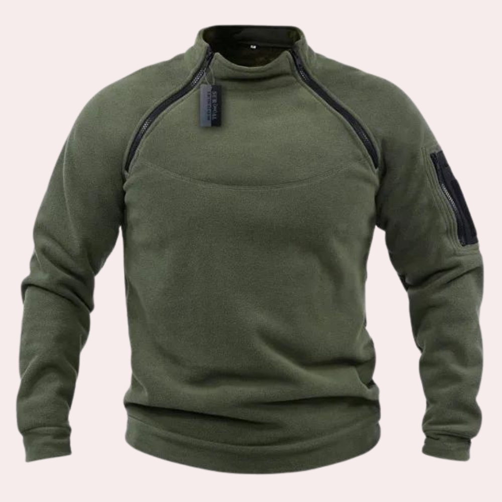 Herresweater med Stretch og Afslappet Stil 3