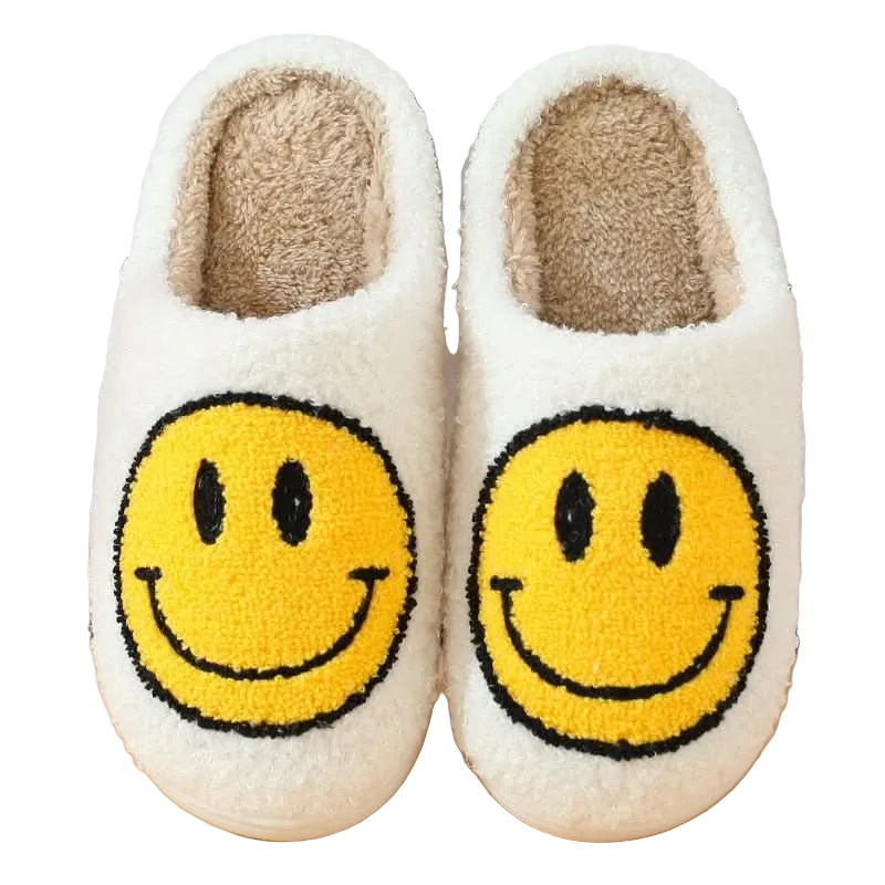 Hjemmesko Dame med Smiley Design til Vinterkomfort 0