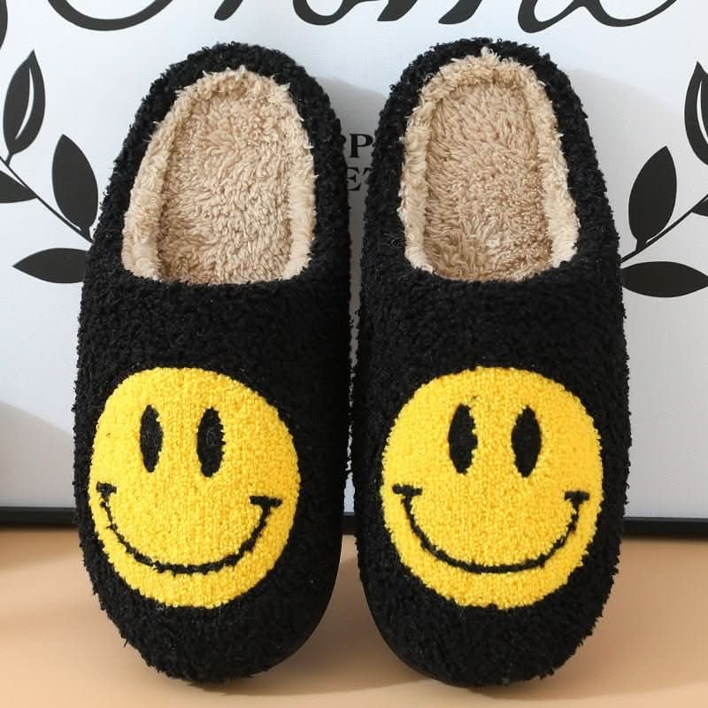 Hjemmesko Dame med Smiley Design til Vinterkomfort 7