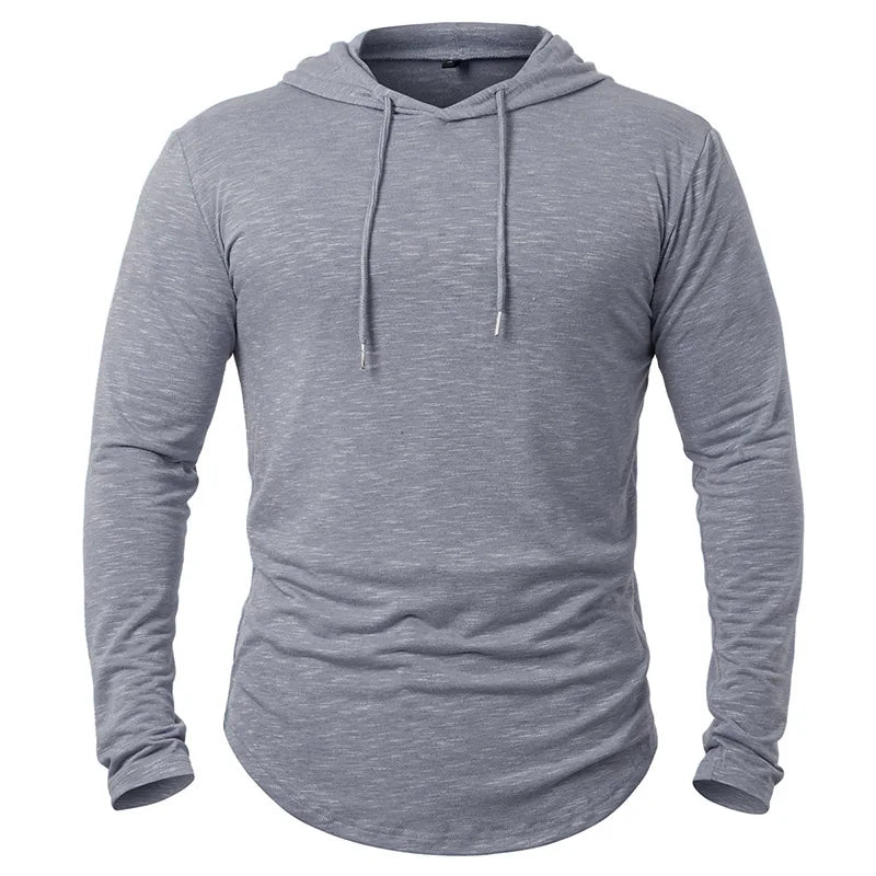 Hoodies Mænd Letvægts Sport Hættetrøje Polyester/Cotton/Spandex 8