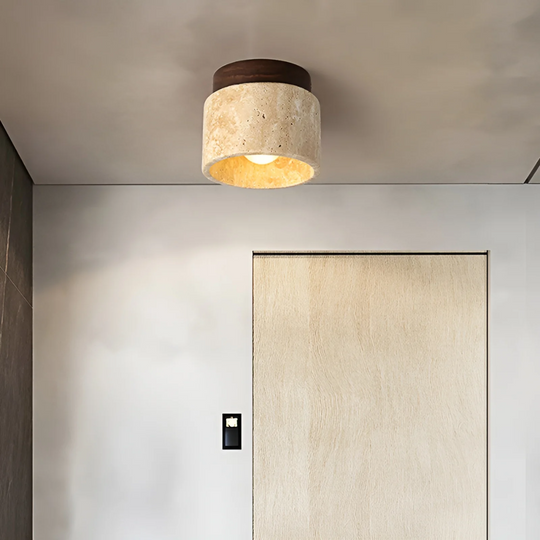 Japansk Loftslampe i Marmor Stil 1