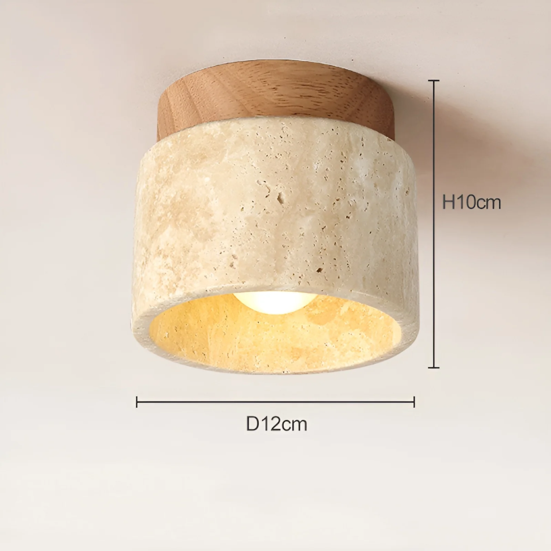 Japansk Loftslampe i Marmor Stil 2