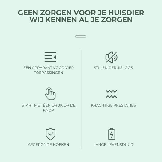 Kæledyrs Trimmer 4-i-1 TrimMaster Pro Til Hunde Og Katte 4