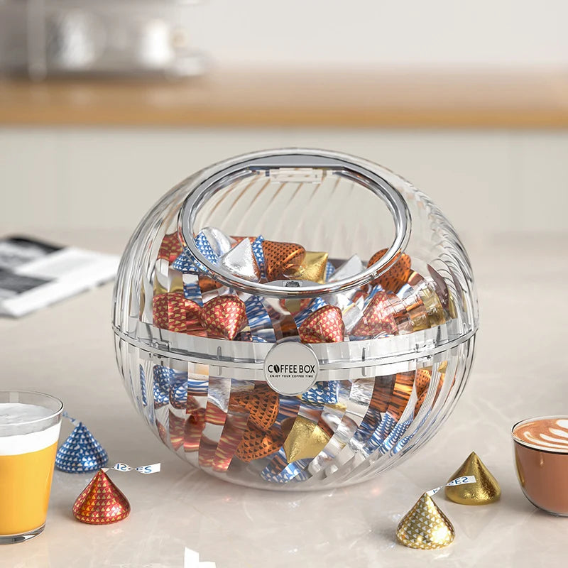 Kaffekapseldispenser Sfærisk Transparent Design 3