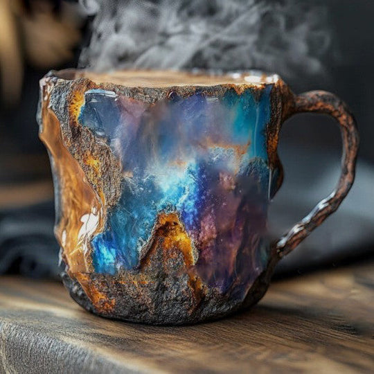 Kaffekopper Mineral Krystal Stilfuld Design 1