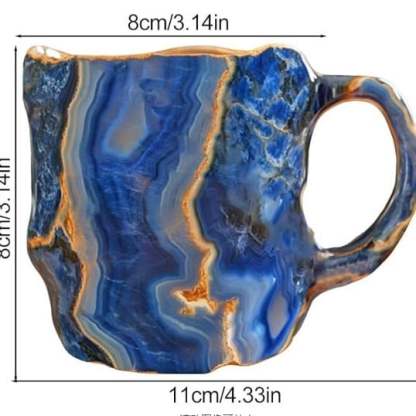 Kaffekopper Mineral Krystal Stilfuld Design 7