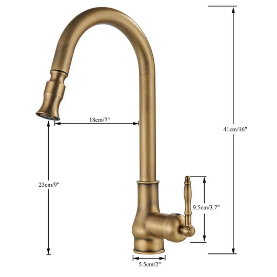 Køkkenarmatur Vintage Tap Retro Stil 5