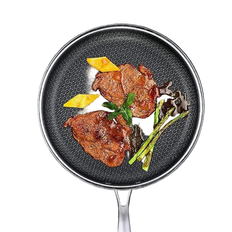 Køkkenpande i rustfrit stål med non-stick teknologi 1