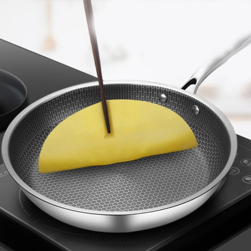 Køkkenpande i rustfrit stål med non-stick teknologi 2