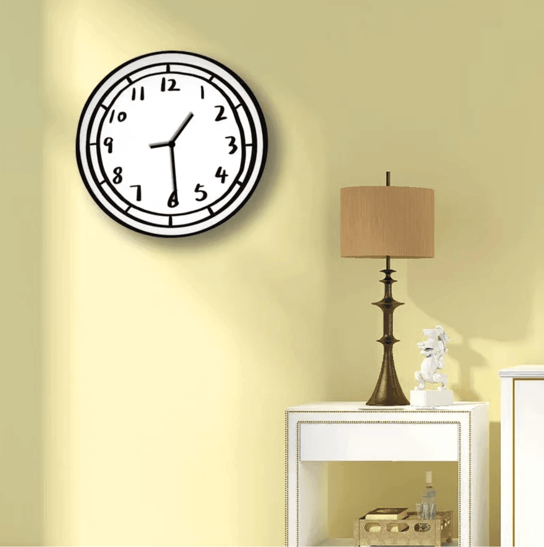 Kreativ Vægur Tegneserie Design 3