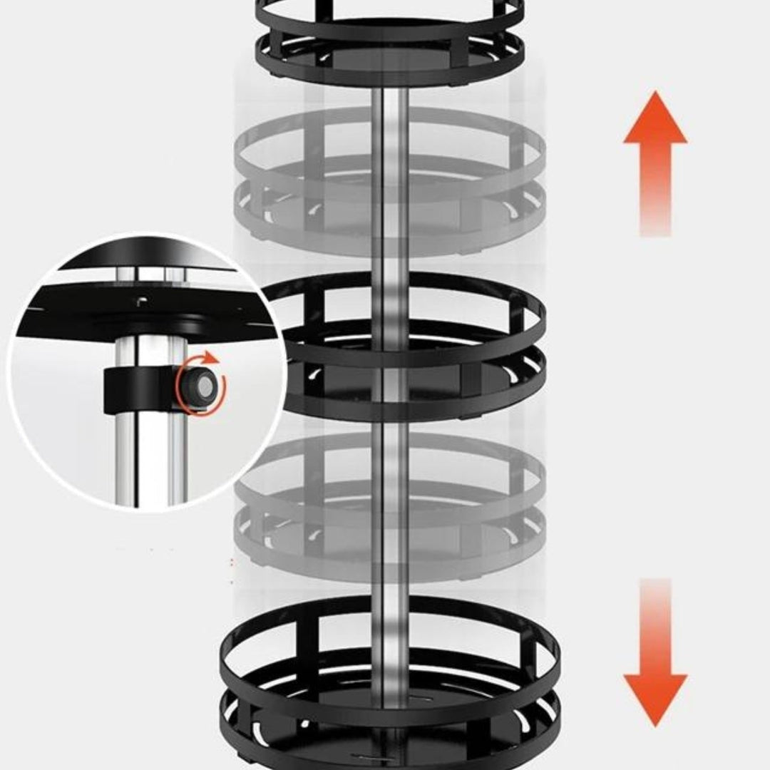 Krydderi Holder 360° Roterende Design 6
