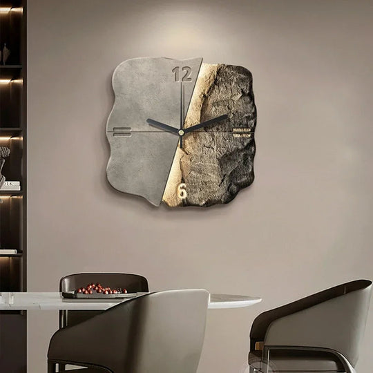 Kunstnerisk Vægur med Abstrakt Design 4