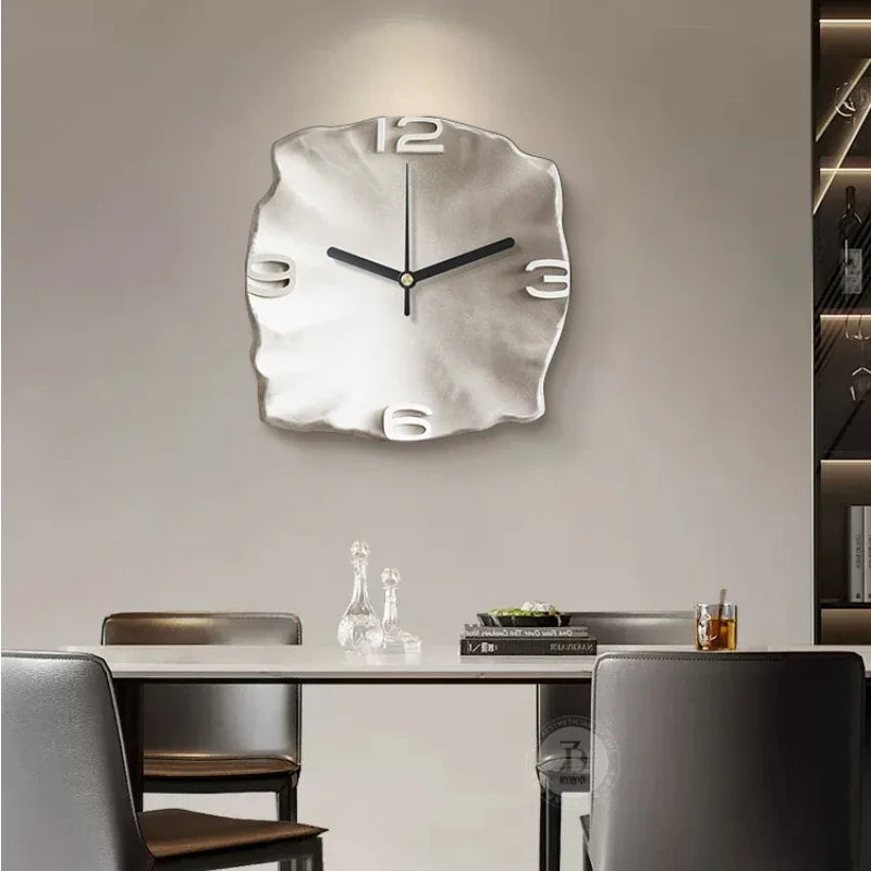 Kunstnerisk Vægur med Abstrakt Design 5