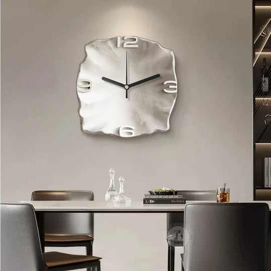 Kunstnerisk Vægur med Abstrakt Design 5