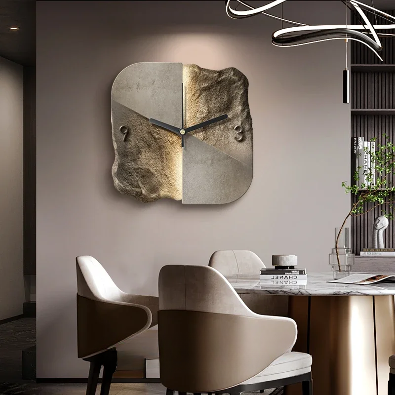 Kunstnerisk Vægur med Abstrakt Design 6