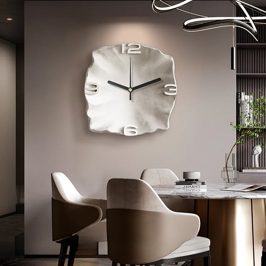 Kunstnerisk Vægur med Abstrakt Design 7