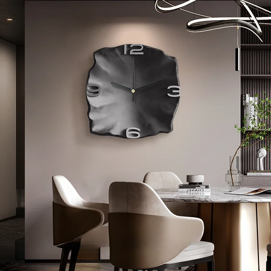 Kunstnerisk Vægur med Abstrakt Design 8