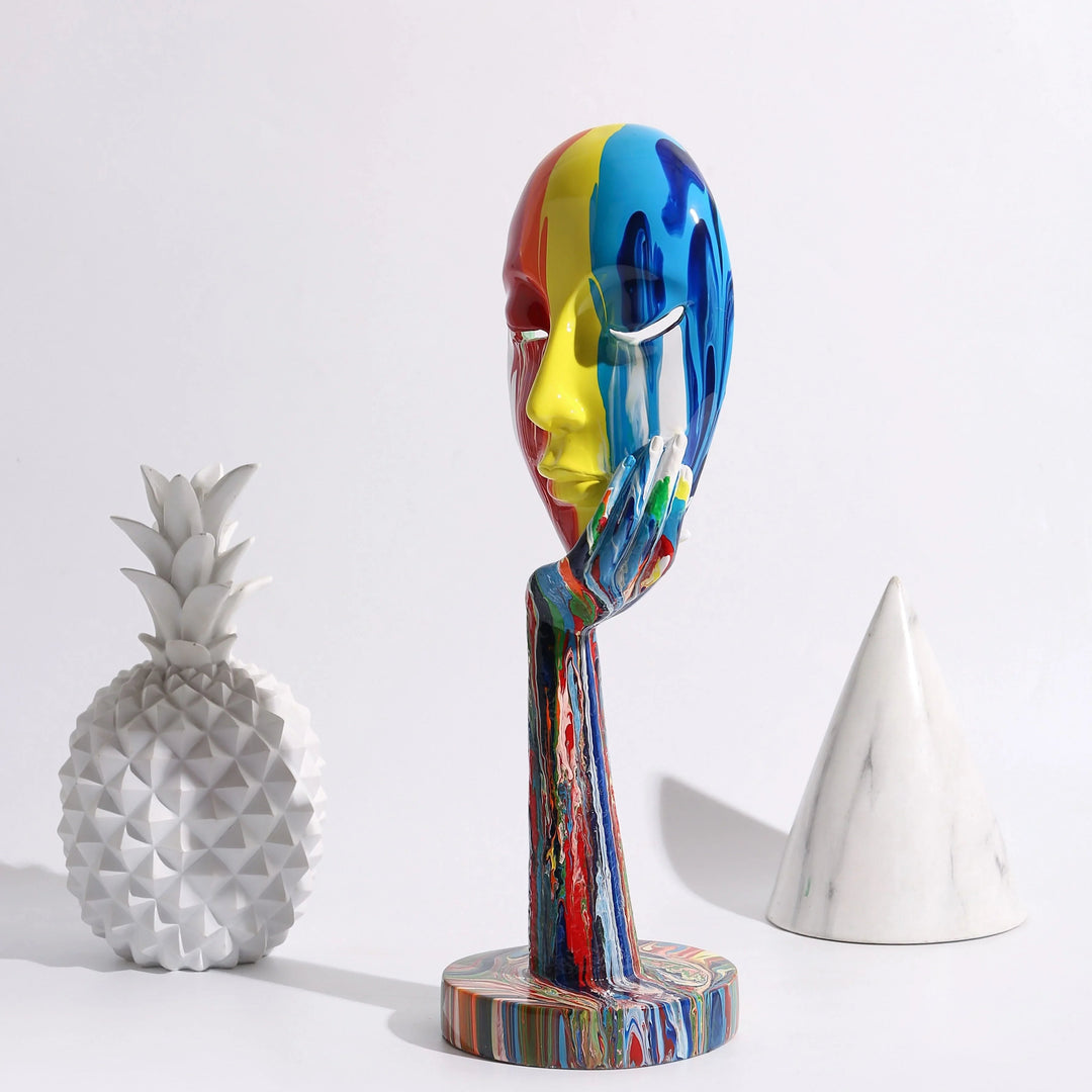 Kvindemaske Kunstnerisk Dekoration 4