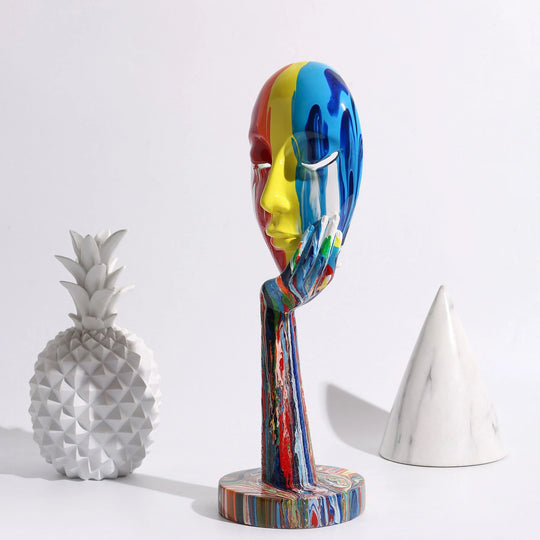 Kvindemaske Kunstnerisk Dekoration 4