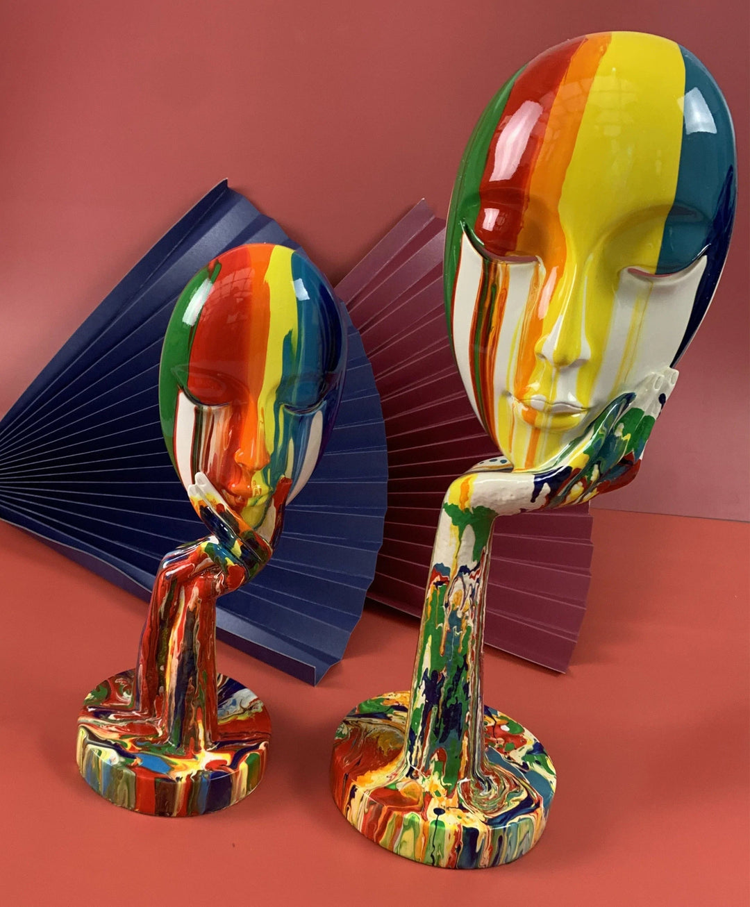 Kvindemaske Kunstnerisk Dekoration 9