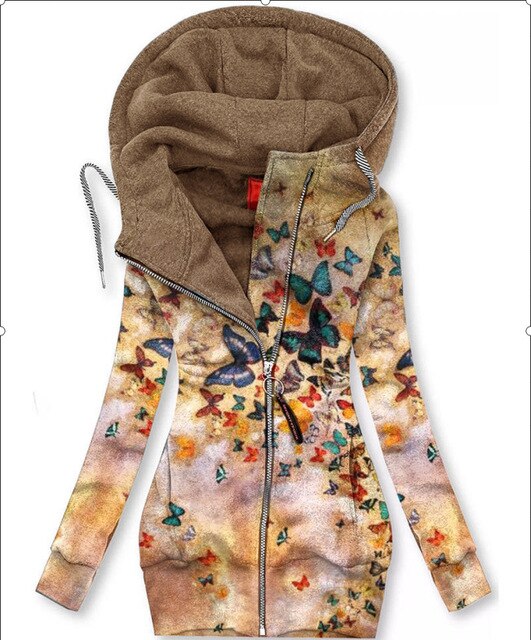 Kvinder Vlinder Kunst Vest Sweatshirt
