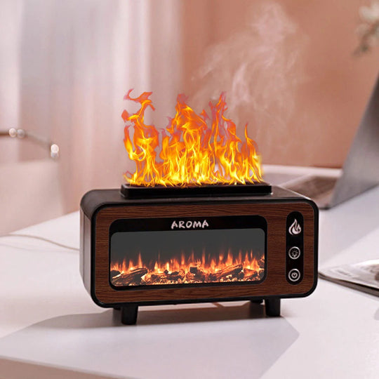 Kvindernes Aromadiffuser med Flammeeffekt og LED-belysning 4