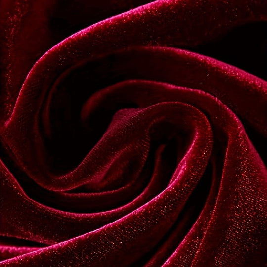 Kvinders A-snit Kjole Asymmetrisk Udsnit Velour 4