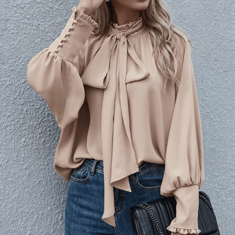 Kvinders Bluse Casual Elegant Polyester 4