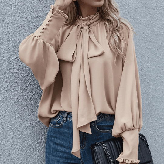 Kvinders Bluse Casual Elegant Polyester 4