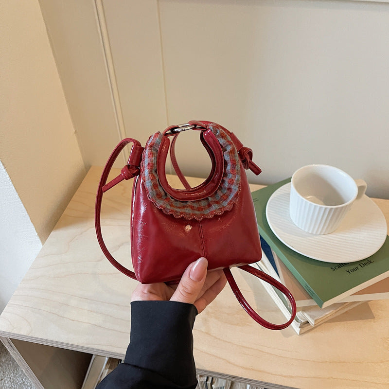 Kvinders Bucket Bag Håndlavet Stilfuld 1