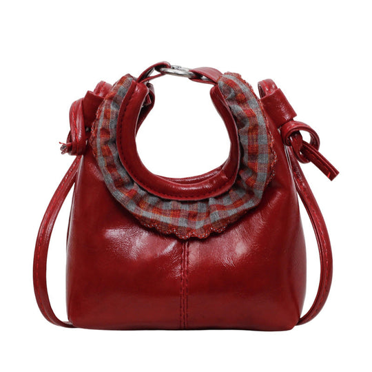 Kvinders Bucket Bag Håndlavet Stilfuld 9