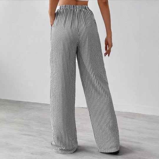Kvinders Bukser Lige Ben Casual Stil 2