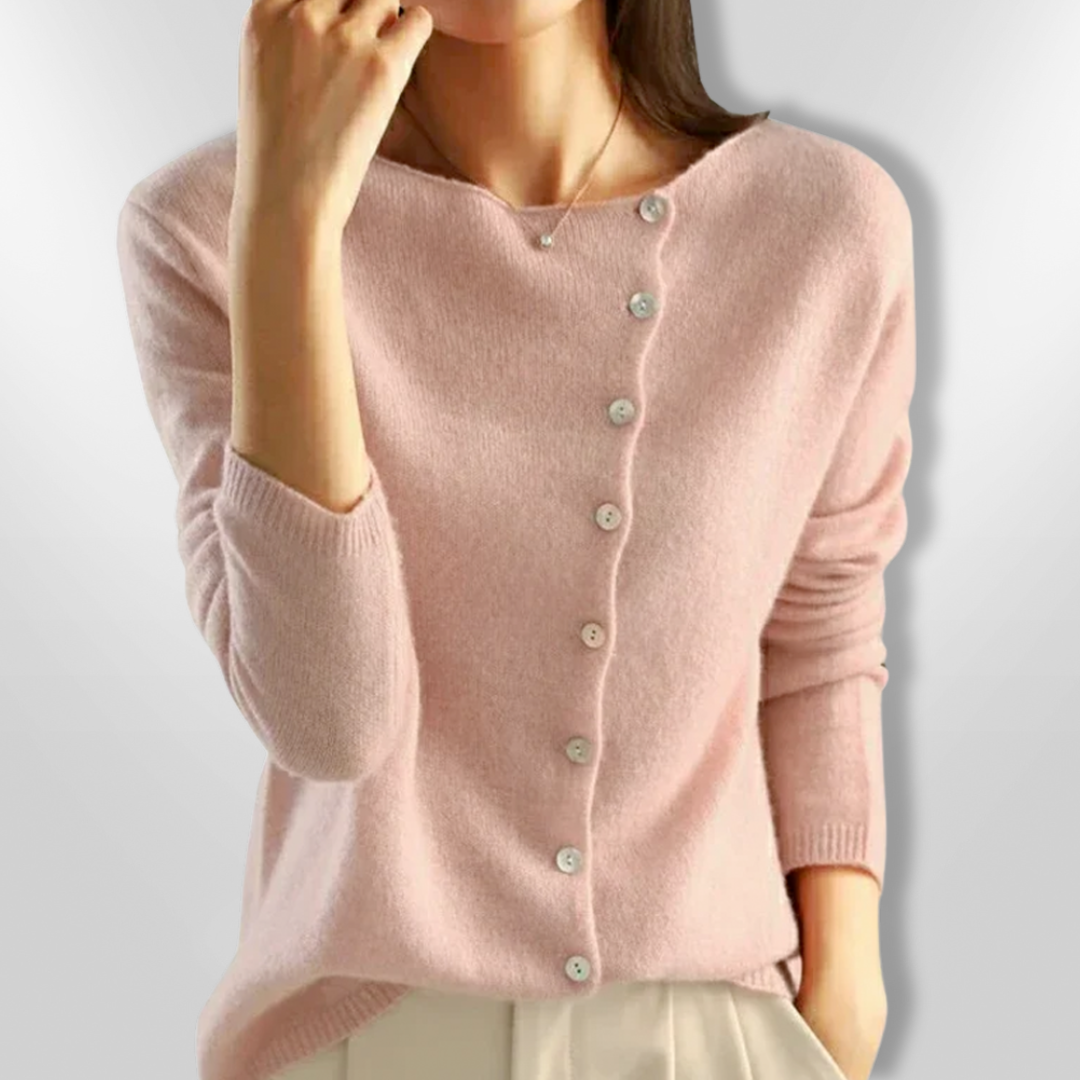 Kvinders Cardigan Åben Stil Cashmere 1