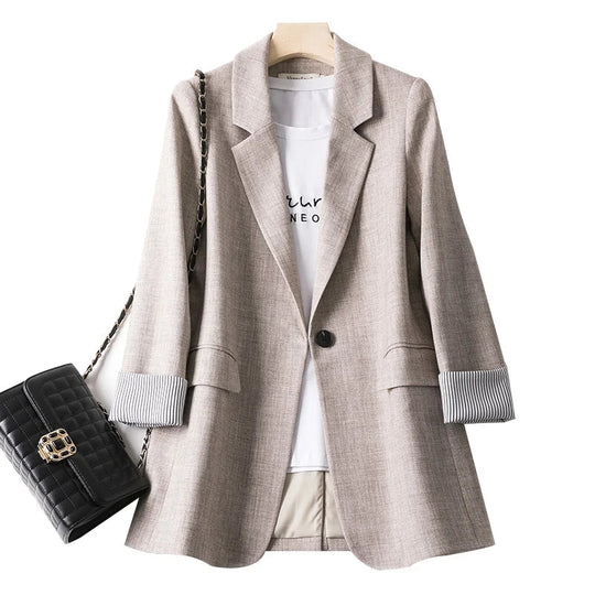 Kvinders Casual Blazer Langærmet 0