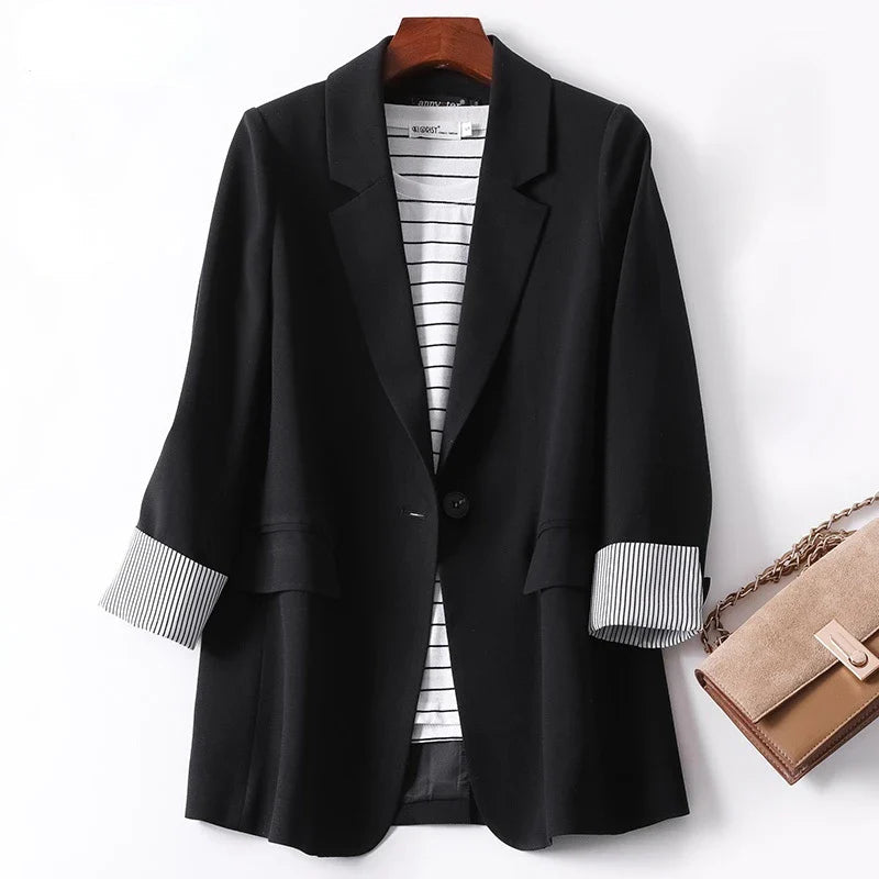 Kvinders Casual Blazer Langærmet 2